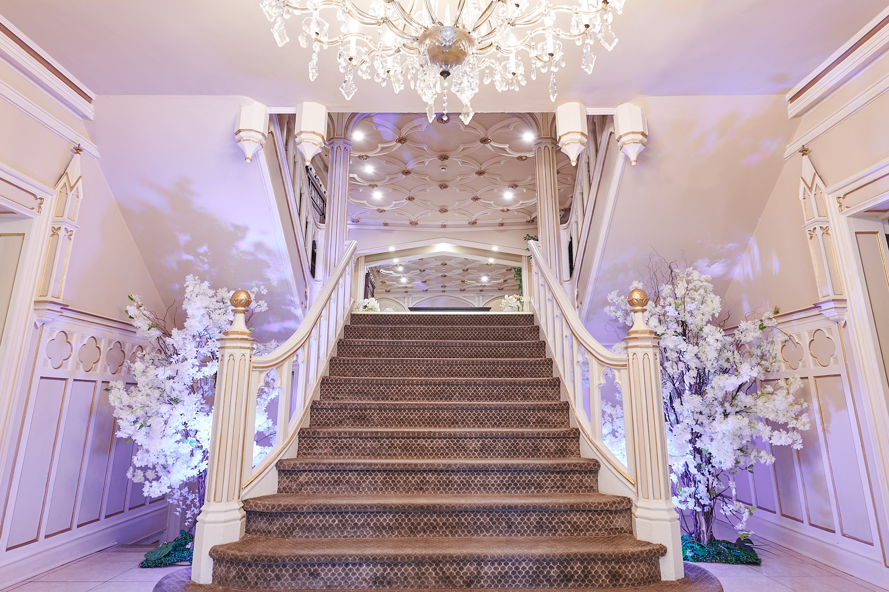 Entrance stairway at Greentree Country Club
